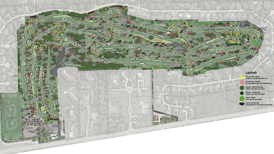 Chris Wilczynski creates masterplan for Warwick Hills G&CC course