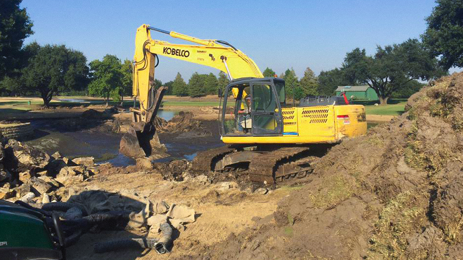 Tripp Davis’ renovation work at the Northwood Club gets underway