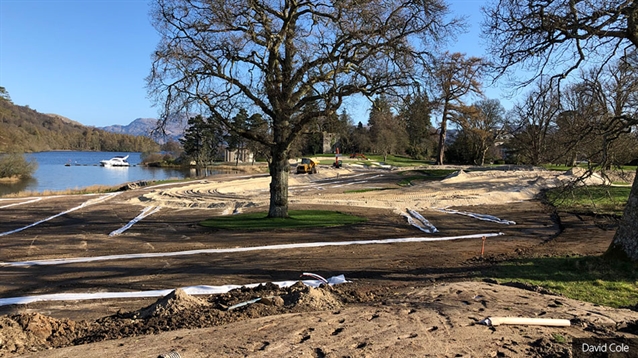 Loch Lomond Golf Club: Drying out