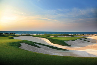 Playing at Saadiyat Beach 