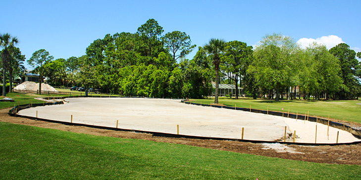 New greens ready for play at Holiday Golf Course