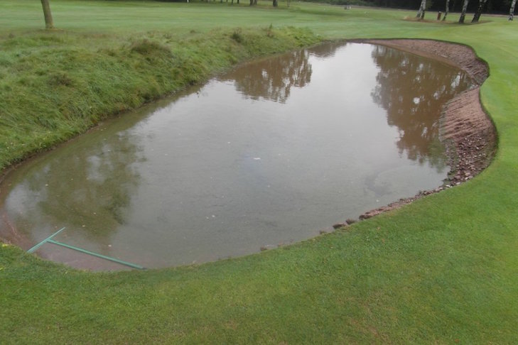 Rapid turnaround after flood causes Little Aston bunker washout